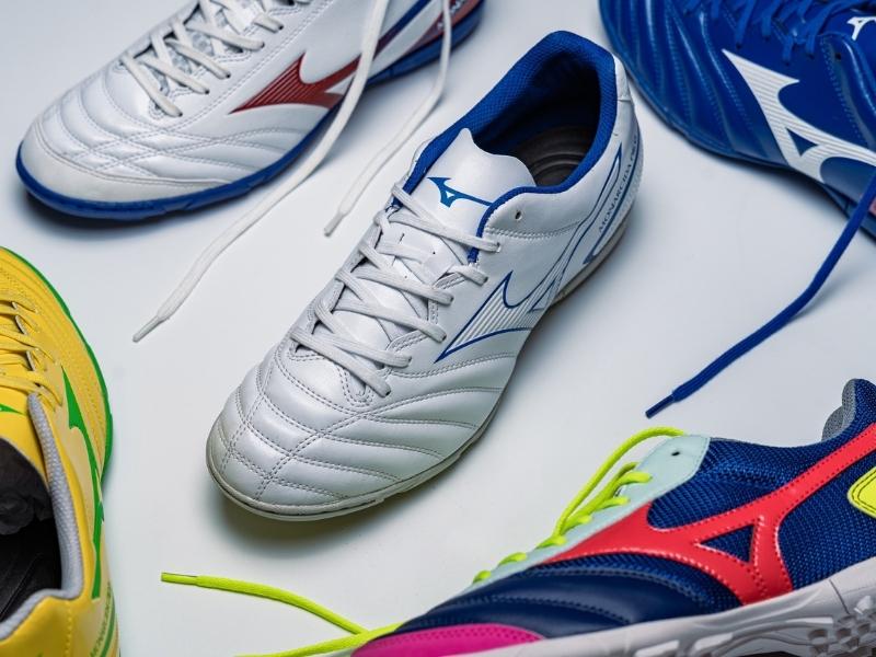 Giày đá bóng Mizuno Monarcida Neo II Select AS Trắng/Xanh Dương